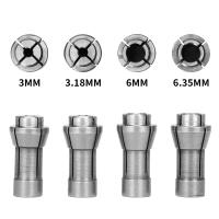 SI FANG Collet De Engranaje Para Broca De Herramientas Eléctricas De Alta Carbono 3mm 3.18mm 6mm 6.35mm Herramienta De Apriete Para Machacado Y Engrapado - details 2