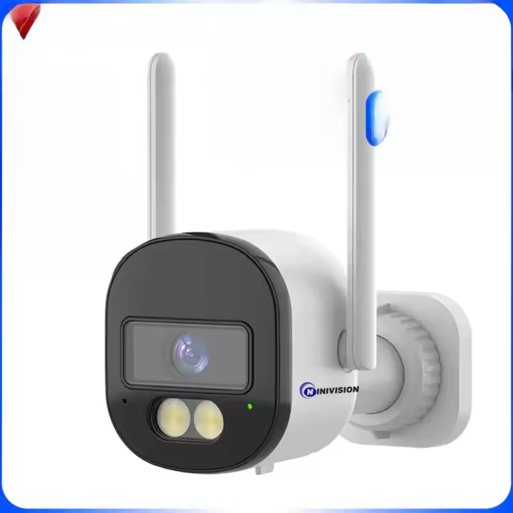 Cámara De Vigilancia Tuya 5MP HD Wifi Con Detección De Movimiento PIR Visión Nocturna En Color IR Cámara De Bala Para Hogar Inteligente Exterior E Interior Monitor Con Visión Nocturna En Color - 1