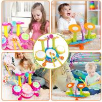 Set De Batería Para Niños Juguetes Educativos De Música Con Microfono Para Niñas Actividades De Aprendizaje Regalos Para Niños De 3 a 12 Años - details 8