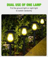 Lámpara Solar LED Para Jardín Impermeable Iluminación De Patio Decoración Para Camino Verde Lámpara De Pradera Exterior - details 4