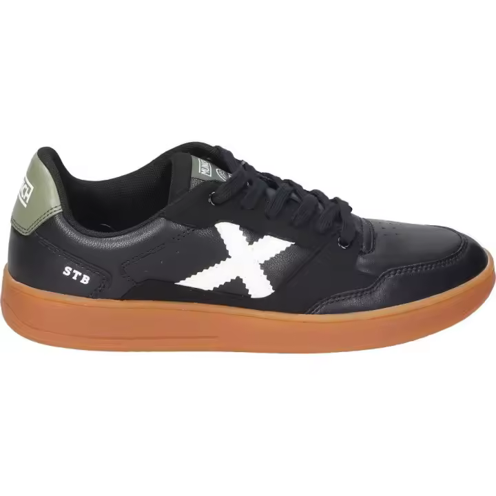 MUNICH | Zapatillas Munich Legit 80 para Hombre – Deportiva en Color Negro con Detalles en Blanco y Verde – Sneaker con Cordones – Estilo Casual – Combinables – Cómodas – Modelo 8908080 - 1