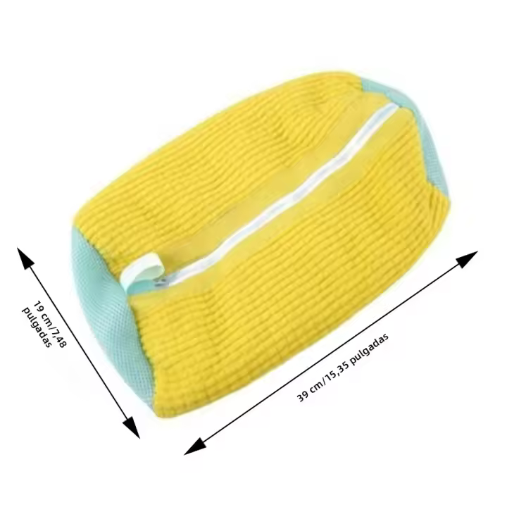 Bolsa De Limpieza Para Zapatos De Red Padded Protector De Ropa Malla De Poliéster Amigable Con Lavadoras Para Secado De Zapatillas - 1
