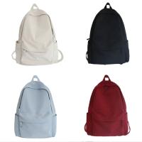 Mochila Estudiantil Para Mujer Impermeable De Gran Capacidad Moda INS Bolsa De Viaje Bolso Escolar Con Manijas Suaves Y Cierre De Cremallera - details 0