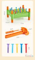 Juegos De Uñas De Montessori Para Niños Autistas Set Educativo De Aprendizaje Sensorial Y Motricidad Finas Color Cognición Juguete Sensorial - details 6
