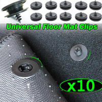 10 Sets De Clips Para Alfombrillas De Coche Universal Negro Soporte De Retención De Alfombrillas De Automóvil Para Panel De Trimmings PVC Negro - details 3