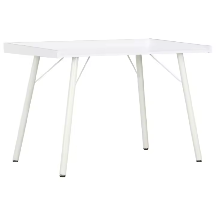 Vidaxl - Escritorio Blanco 90x50x79 Cm - Madera de Ingeniería - Práctico - 1