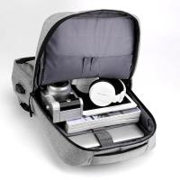 Mochila para ordenador portátil de gran capacidad para hombre, bolso de hombro informal, multifuncional, con carga Usb, impermeable - details 12