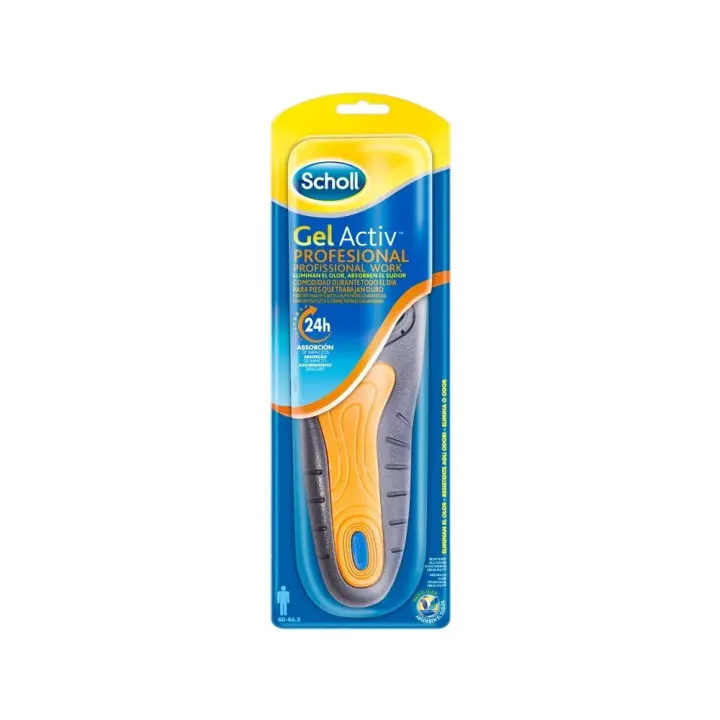 SCHOLL PLANTILLAS GEL ACTIV. PROF HOMBRE. TALLA 40-46,5 - 1