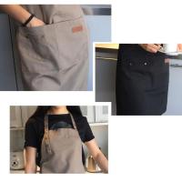 Nueva Moda Del Delantal De Cocina Para Mujer Y Hombre Chef Trabajo Delantal Para Barbacoa Restaurante Bar Tienda Salones De Belleza Estudios Uniforme - details 13