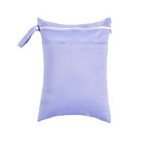Bolsa De Pañales Impermeable Y Reutilizable De Color Sólido Con Dos Bolsillos Cerrados Para Viaje Playa Piscina Artículos Para Bebé - details 12