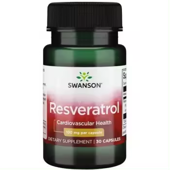Suplemento Swanson Resveratrol 100mg - 30 Cápsulas - 1