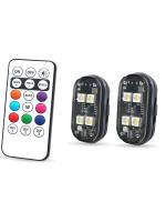Luz Decorativa Para Interior De Coche En 8 Colores Con Control Remoto Y Longitud De Estancia Extendida 2/4/6 Piezas - details 1