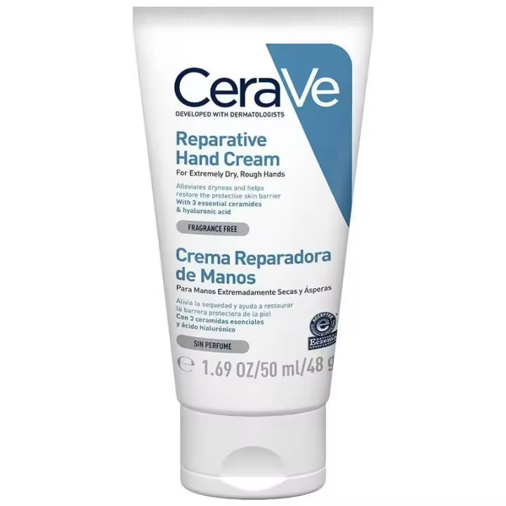 Crema de Manos Reparadora Cerave para Manos Extremadamente Secas y Ásperas - 50 Ml - 1