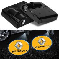 Lámpara De Bienvenida LED HD Para Puerta De Coche Proyector De Sombra Con Logo De Renault Compatible Con Megane 2 3 4 Twingo Clio Talisman Captur Trafic RS - details 0