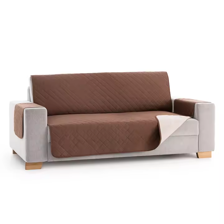 Lanovenanube - Funda sofá Acolchado MALLORCA - Práctica reversible - 1
