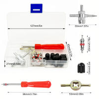 Kit De Herramientas Para Reparación De Neumáticos De Bicicleta Y Coche Herramienta De Extracción De Corazón De Válvula De Neumático Para Automóviles Y Motocicletas - details 2