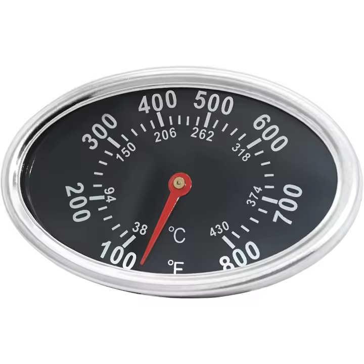 Termómetro de horno de 7,4 cm, termómetro de acero inoxidable para repuestos - 1