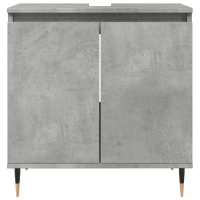 vidaXL Armario de baño madera de ingeniería gris hormigón 58x33x60 cm - details 2