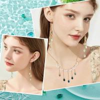 100 Pcs Perlas De Vidrio Bohemio En Forma De Gota Con Polvo De Oro Transparentes Y Brillantes Colgantes Sueltos Para Manualidades - details 5