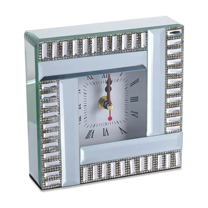 Reloj 15*15 baguette espejo alber  Material: Cristal Medidas (Ancho*Alto*Fondo): 15*15*4Presume de casa - 1