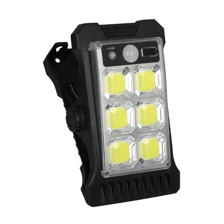 Luz Solar LED De Sensor De Movimiento Impermeable Con 3 Modos Para Jardín Y Patio Luz Exterior Para Camping Instalación Self-Contained Certificación CCC Ce ROHS Material ABS Fuente De Energía Solar - 1