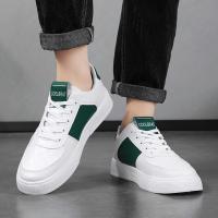 Zapatos De Deporte Para Hombre En Blanco Versátiles Con Suela Gruesa Y Transpirables Zapatillas Casuales Ligeros Para Correr Y Tenis - details 9