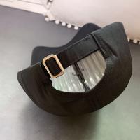 Gorro De Béisbol Para Mujer Con Rhinestones Dorados Brillantes Negro Blanco Moda Algodón Ajustable Estilo Hip Hop - details 8