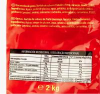 Gummy Jelly Dulciora 2 kg Caramelos de Goma Varios Sabores (Fresa, Naranja, Limón y Piña) Sin Gluten - details 2