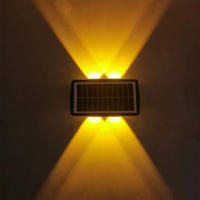 Lámpara De Pared Solar LED Impermeable Para Exterior Iluminación De Jardín Paisajística Para Pared De Patio Valla Escaleras Jardín - details 3
