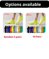5 Pares De Calcetines De Algodón Para Hombre Verano Respirables Y Transpirables Estilo Calle Moda Y Cómodos Calcetines De Bote - details 9