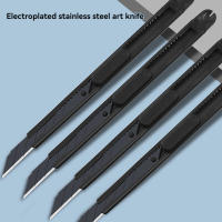 Cuchillo De Utilidad 9mm Con Corte De Snap off Para Manualidades Y Corte De Papel Estación De Desempaque Portátil Herramienta DIY - details 5