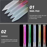1Pcs Palito De Manicura De Vidrio Profesional Para Corte De Uñas Y Pies Accesorios De Uñas Precisión Filing CuticleRemover - details 1