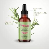 Bellas Extensiones- MIELLE ROSEMARY MINT SCALP & HAIR STRENGTHENING OIL 59ML.Mielle Aceite fortalecedor del cuero cabelludo de romero y menta con biotina y aceites esenciales, tratamiento de puntas abiertas, crecimiento y sequedad, todo tipo de cabello - details 2