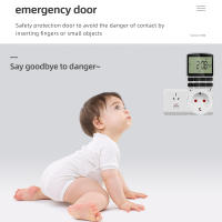 Interruptor De Tiempo Digital Programable Para Electrodomésticos Con Enchufe EU/US/UK/AU Ideal Para Cocina Control De Tiempo Por Día/Hora - details 6