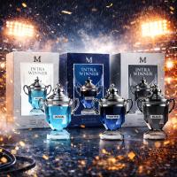 Pack Eau de Toilette (EDT) Hombre 3x100ml Intra Winner – Aqua Fighter Black – Fragancia Fresca Acuática y Amaderada, Regalo - details 0