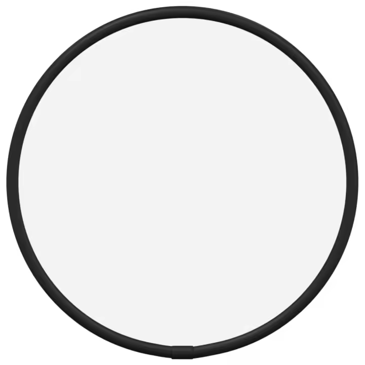 Espejo bañoEspejo de pared redondo negro Ø20 cm - 1