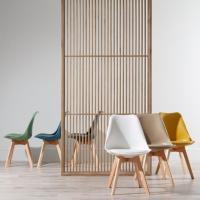 Silla New Tower Wood Roja Extra Quality estilo Escandinavo de VentaMueblesOnline | VMO Home - details 0