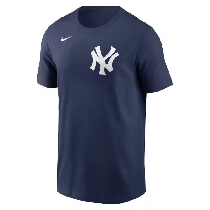 Camiseta Nike Marino Yankees Fuse Wordmark Cotton Tee - 1