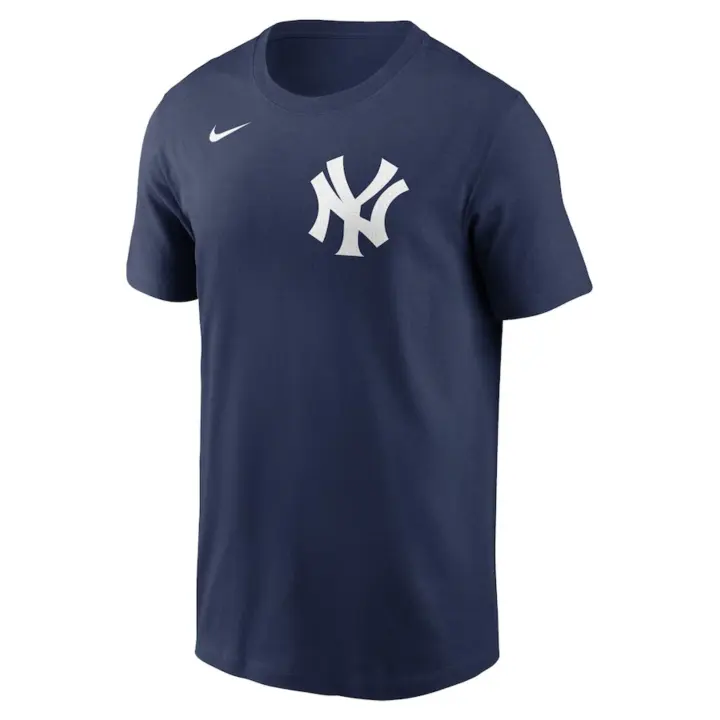Camiseta Nike Marino Yankees Fuse Wordmark Cotton Tee - 1