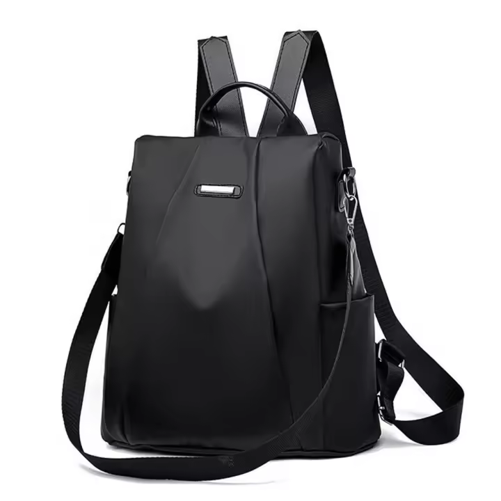 Bolso de hombro informal de gran capacidad para mujer, mochila escolar impermeable, mochila de viaje antirrobo - 1