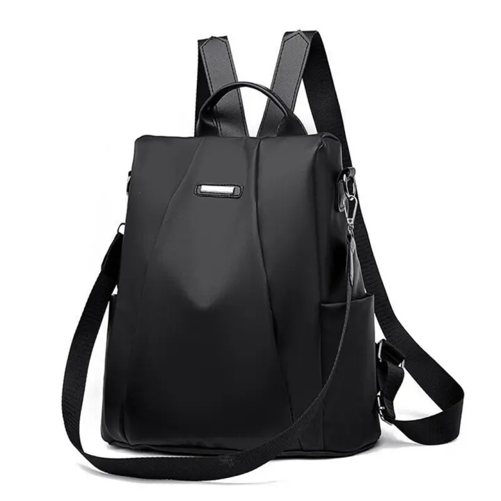 Bolso de hombro informal de gran capacidad para mujer, mochila escolar impermeable, mochila de viaje antirrobo - 1