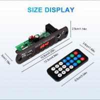 KEBIDU Decodificador MP3 WMA Con Micrófono Inalámbrico Para Coche Bluetooth 5.3 USB TF Radio DIY Reproductor De Música Con Control Remoto - details 5