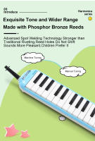 SUZUKI Melodica Para Niños Con 32 Y 37 Teclas Instrumento Musical Melodica Portátil Con Bolsa De Transporte Regalo Ideal - details 3