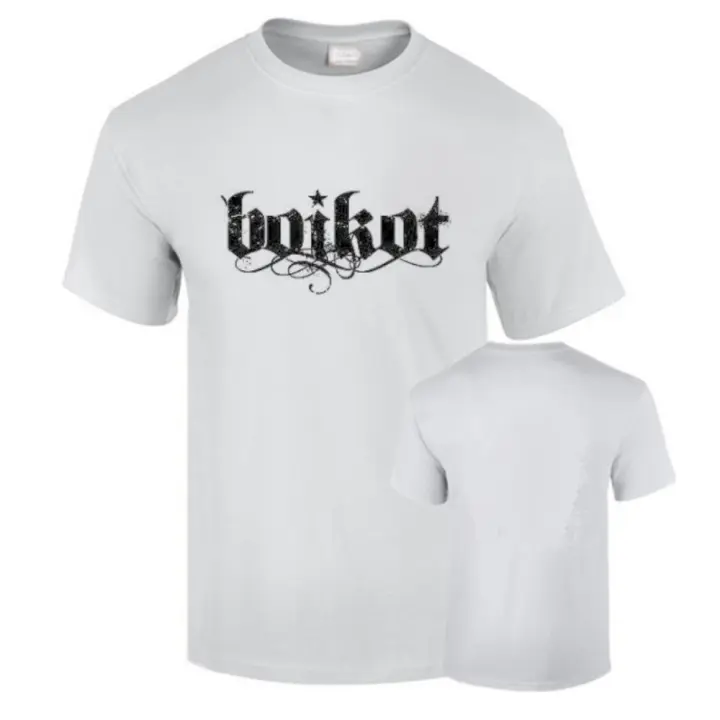 Camiseta Premium Boikot Grupo Rock Punk Ska Musica 190grs blanca o negra 100% algodon Unisex - 1