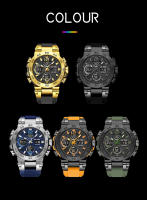 Reloj Digital Deportivo WECOOL W-822 Para Hombre Con Pantalla Dual Impermeable 50M Luminoso Y Alarme Bandeja PU Resistente Al Choque - details 9