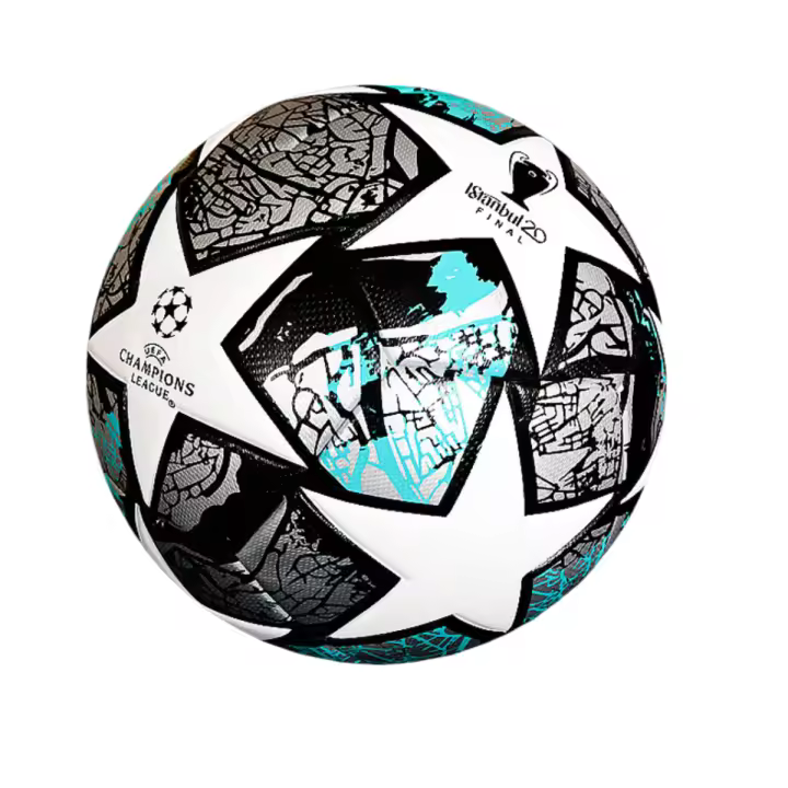 Balón de fútbol de alta gama - Tecnología termoadhesiva sin costuras, cubierta de PU premium, tamaño 5 - 1
