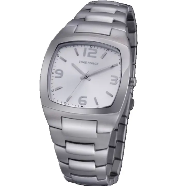 Time Force Tf3342l02m  Reloj Para Para Hombre Cadena Color Plateado. 30 Metros - 1