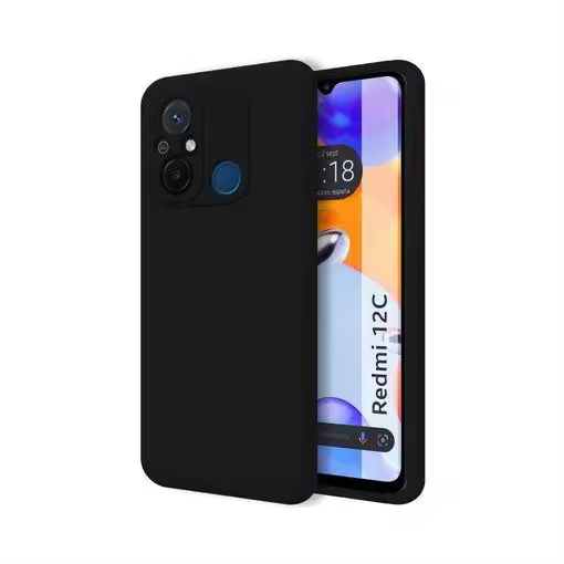 Carcasa silicona compatible Xiaomi Redmi 12c, flexible, ultra resistente, compatible 11A, Poco C55 - 1