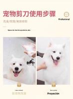 Set De Tijeras Profesionales Para Peluquería De Mascotas Corte De Pelo Para Perros Poodle Teddy Kit De Peluquería De Perros Curvadas Y De Afinado - details 7