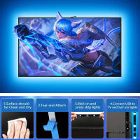 Tira De Luz LED RGBIC Para TV 55-85 Pulgadas Con Cámara Sensor Y Sync Musica Gaming Ambiente De Habitación Inteligente - details 8